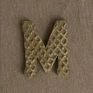 Initial “M” home decor. Made of wood